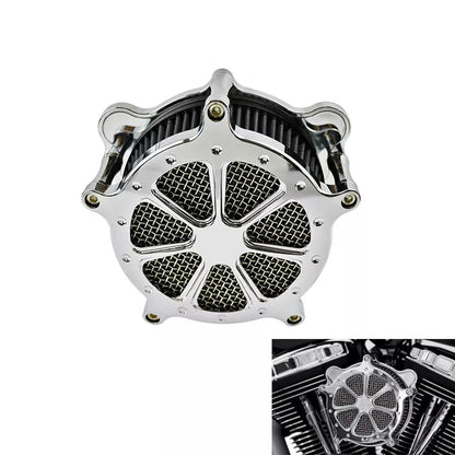 Air Cleaner Intake Filter Chrome Fit For Harley Dyna FXR 2000-2017 Softail 2000-2015 | HCmotorku