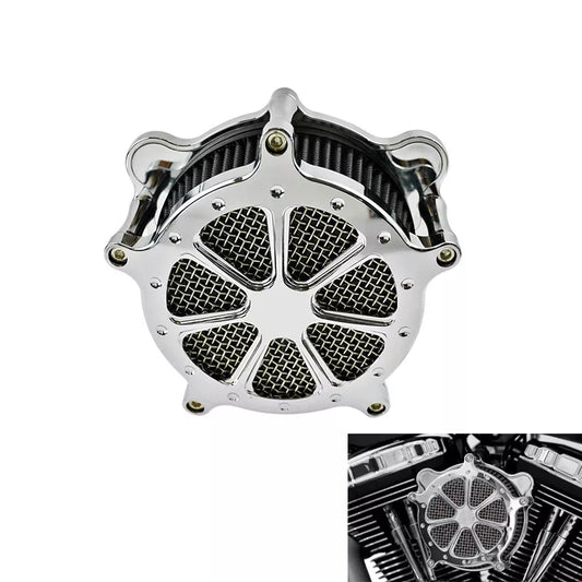 Air Cleaner Intake Filter Chrome Fit For Harley Dyna FXR 2000-2017 Softail 2000-2015 | HCmotorku