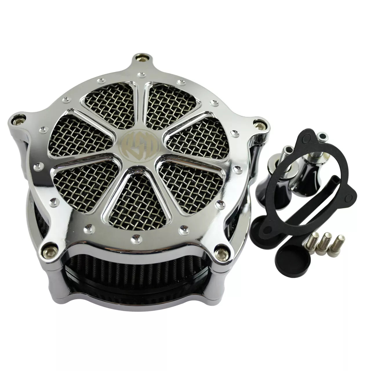 Air Cleaner Intake Filter Chrome Fit For Harley Dyna FXR 2000-2017 Softail 2000-2015 | HCmotorku
