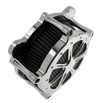 Air Cleaner Intake Filter Chrome Fit For Harley Dyna FXR 2000-2017 Softail 2000-2015 | HCmotorku