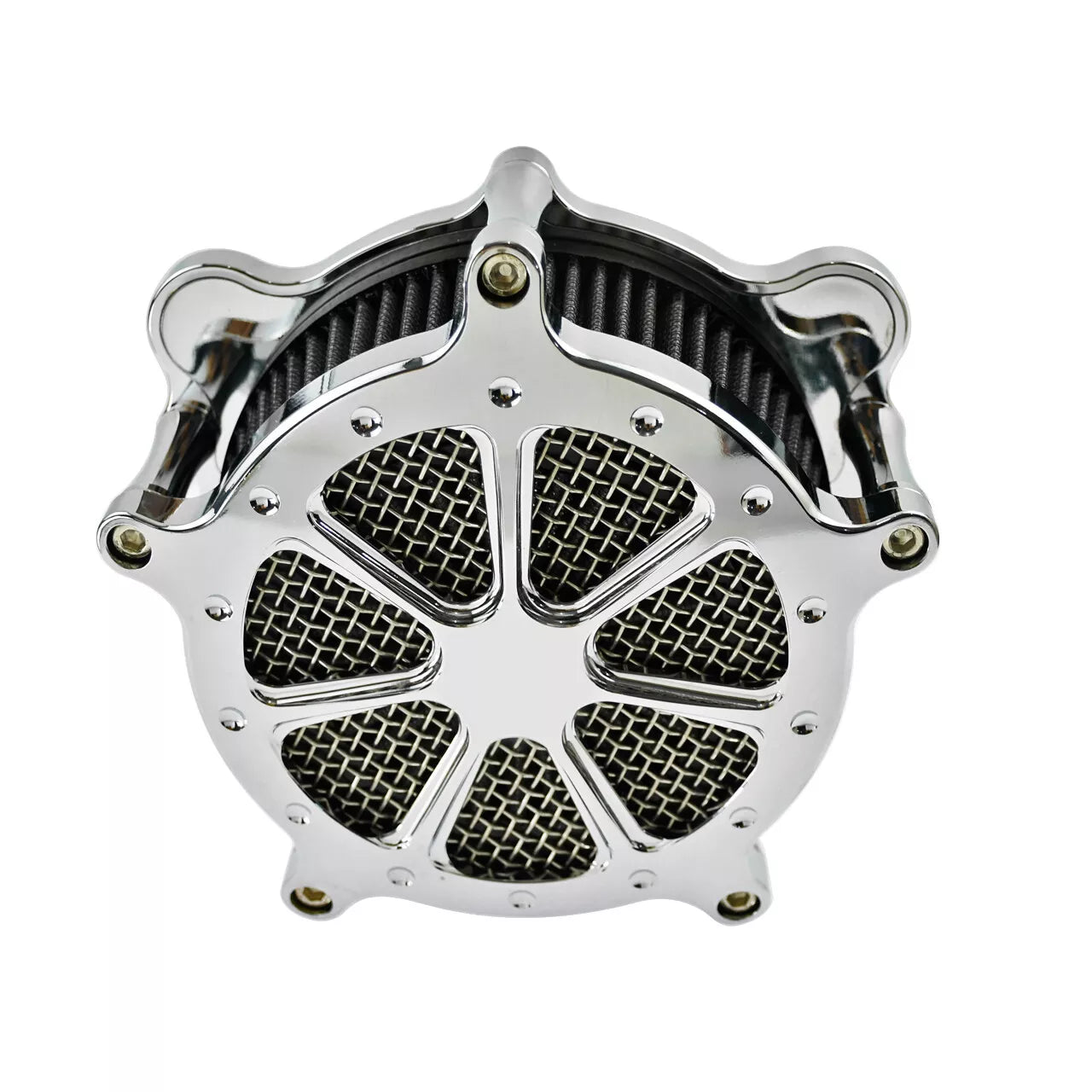 Air Cleaner Intake Filter Chrome Fit For Harley Dyna FXR 2000-2017 Softail 2000-2015 | HCmotorku