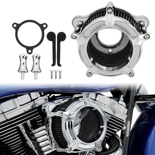 Clarity Air Cleaner Gray Intake Filter Chrome Fit For Harley Touring Trike 2008 | HCmotorku