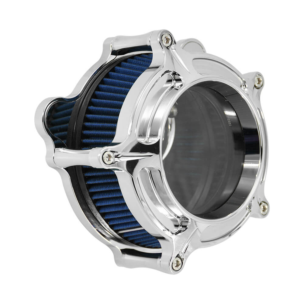 CNC Air Filter Blue Intake System Kit Fit Harley Dyna '00-'17 Softail '00-'15 Touring '00-'07 | HCmotorku