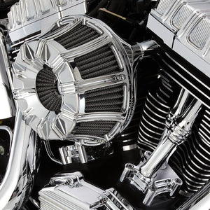 Air Cleaner Intake Filter Chrome Fits For Harley Dyna Touring Softail 2008-2017 | HCmotorku