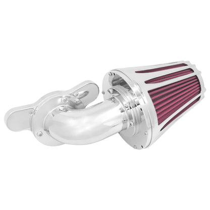 CNC Cut Air Cleaners Red Intake Chrome Fit For Harley Sportster XL 883 2004-2022 | HCmotorku