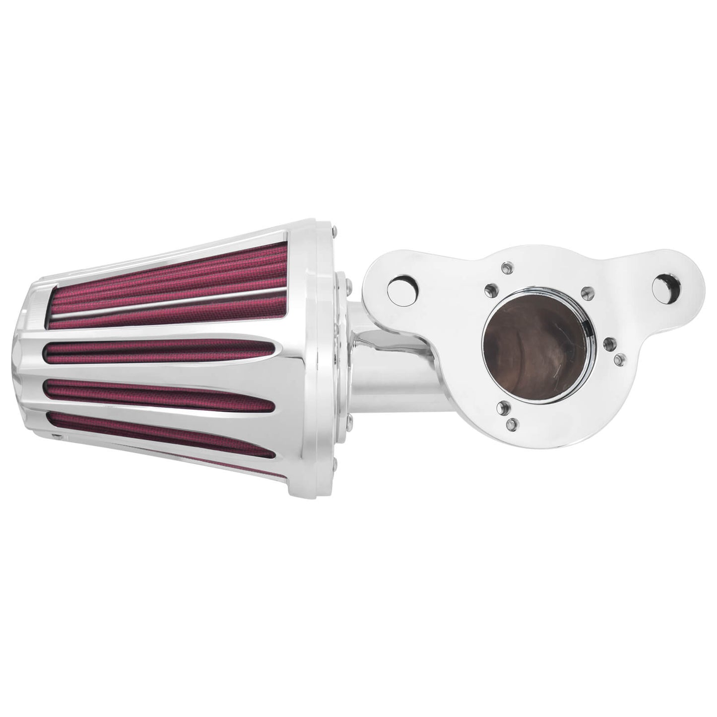 CNC Cut Air Cleaners Red Intake Chrome Fit For Harley Sportster XL 883 2004-2022 | HCmotorku