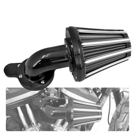 CNC Sucker Air Cleaner Grey Intake For Harley Sportster XL 883 1200 2004-2022 | HCmotorku