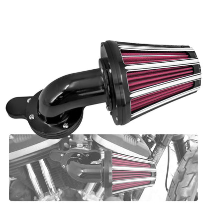 CNC Sucker Air Cleaner Kit Black Fit For Harley Sportster XL 883 1200 2004-2022 | HCmotorku