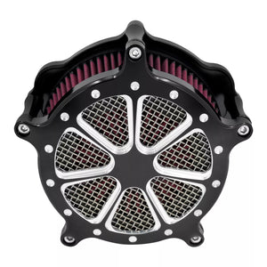 Air Cleaner Filter Red Intake Black For Harley Sportster Iron 883 1200 48 72 2004-UP | HCmotorku