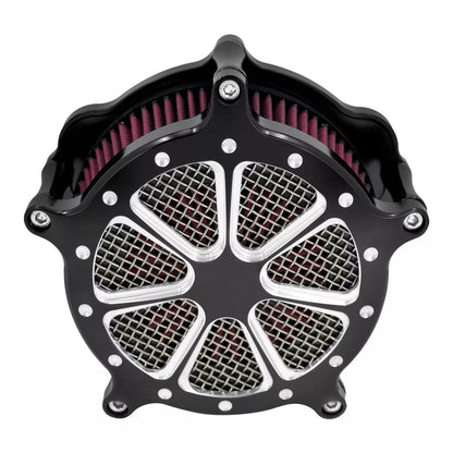 Air Cleaner Filter Red Intake Black For Harley Sportster Iron 883 1200 48 72 2004-UP | HCmotorku