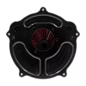 Air Cleaner Filter Red Intake Black For Harley Sportster Iron 883 1200 48 72 2004-UP | HCmotorku