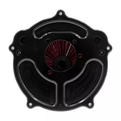 Air Cleaner Filter Red Intake Black For Harley Sportster Iron 883 1200 48 72 2004-UP | HCmotorku