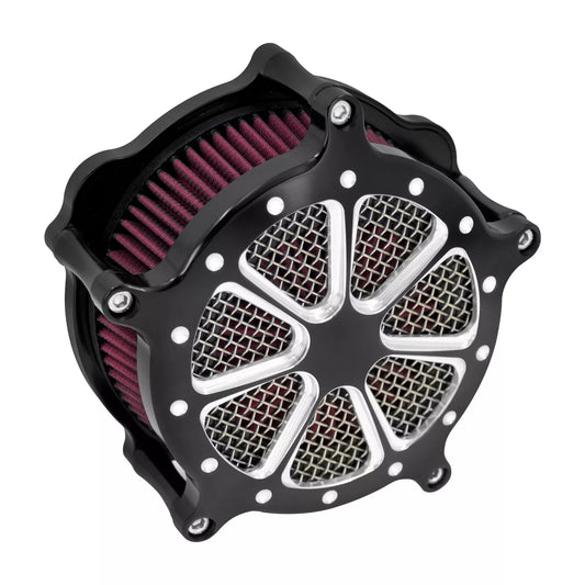 Air Cleaner Filter Red Intake Black For Harley Sportster Iron 883 1200 48 72 2004-UP | HCmotorku