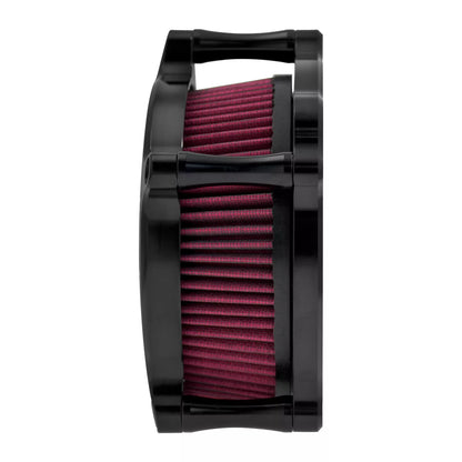 Air Cleaner Filter Red Intake Black For Harley Sportster Iron 883 1200 48 72 2004-UP | HCmotorku