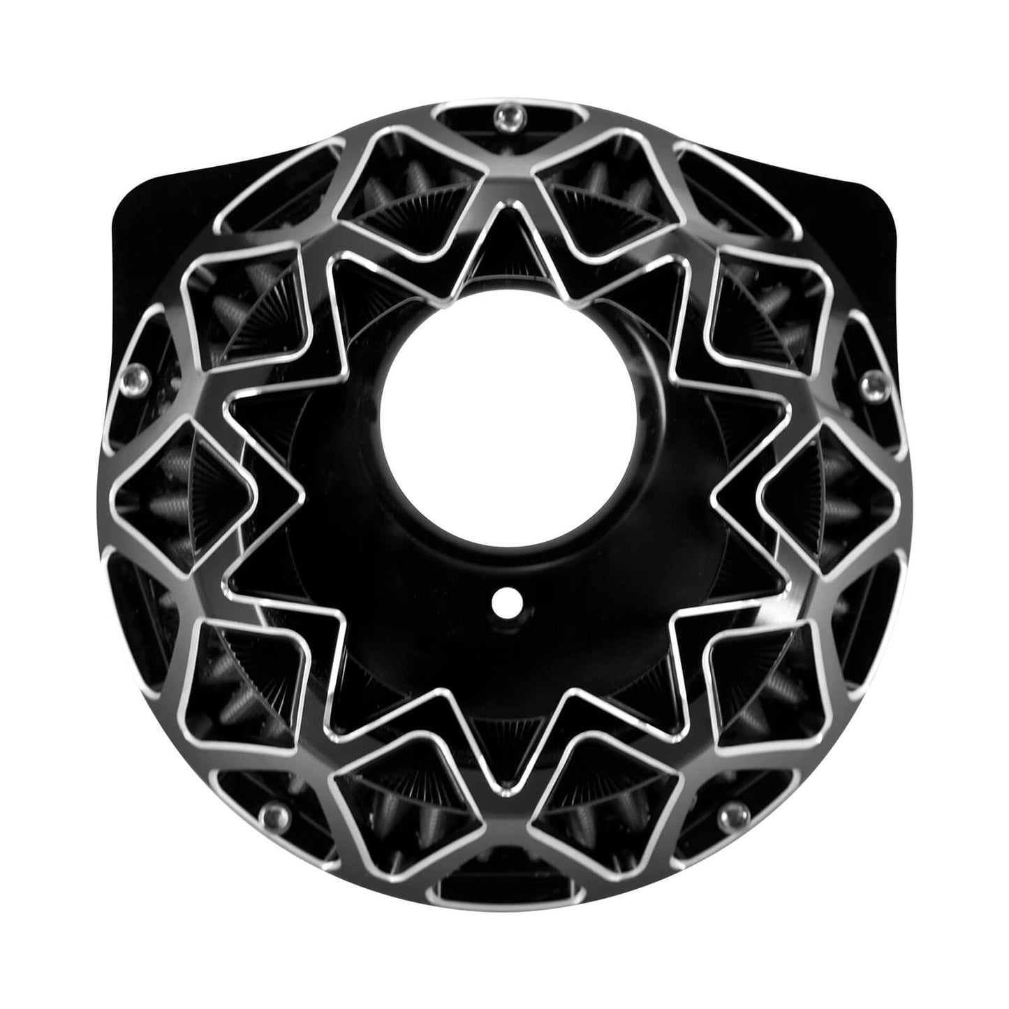 Aluminum Black Transparent Air Cleaner Filter w/ Gray Intake Element For Harley | HCmotorku