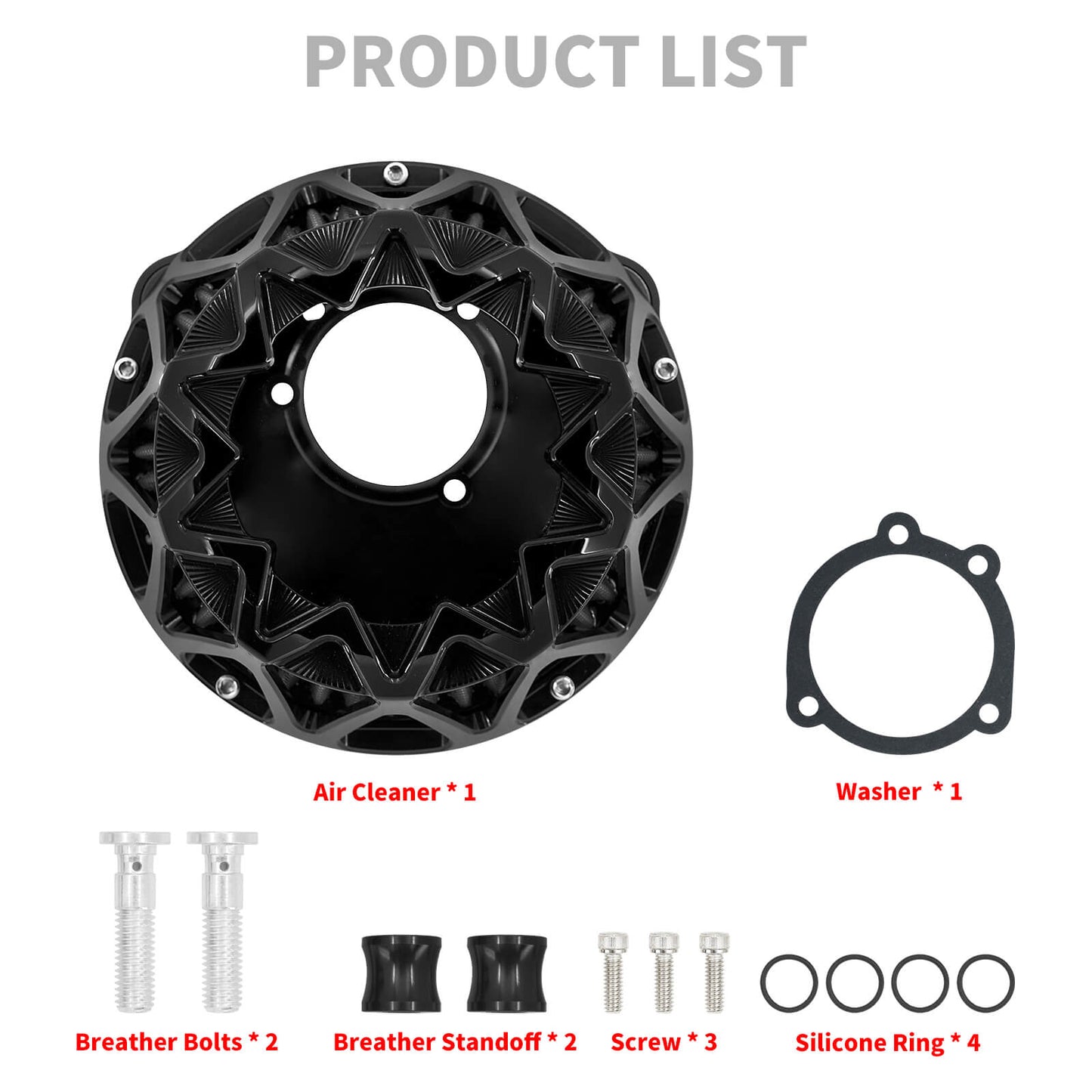 Motorcycle Air Cleaner Filter Intake Filter Fit Harley Sportster XL 2004-UP | HCmotorku