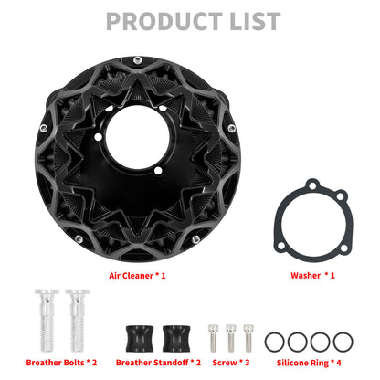 Motorcycle Air Cleaner Filter Intake Filter Fit Harley Sportster XL 2004-UP | HCmotorku