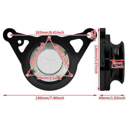 Air Filter Cleaner System Intake Black Kit For Nightster 975 RH975 2022-2023 | HCmotorku