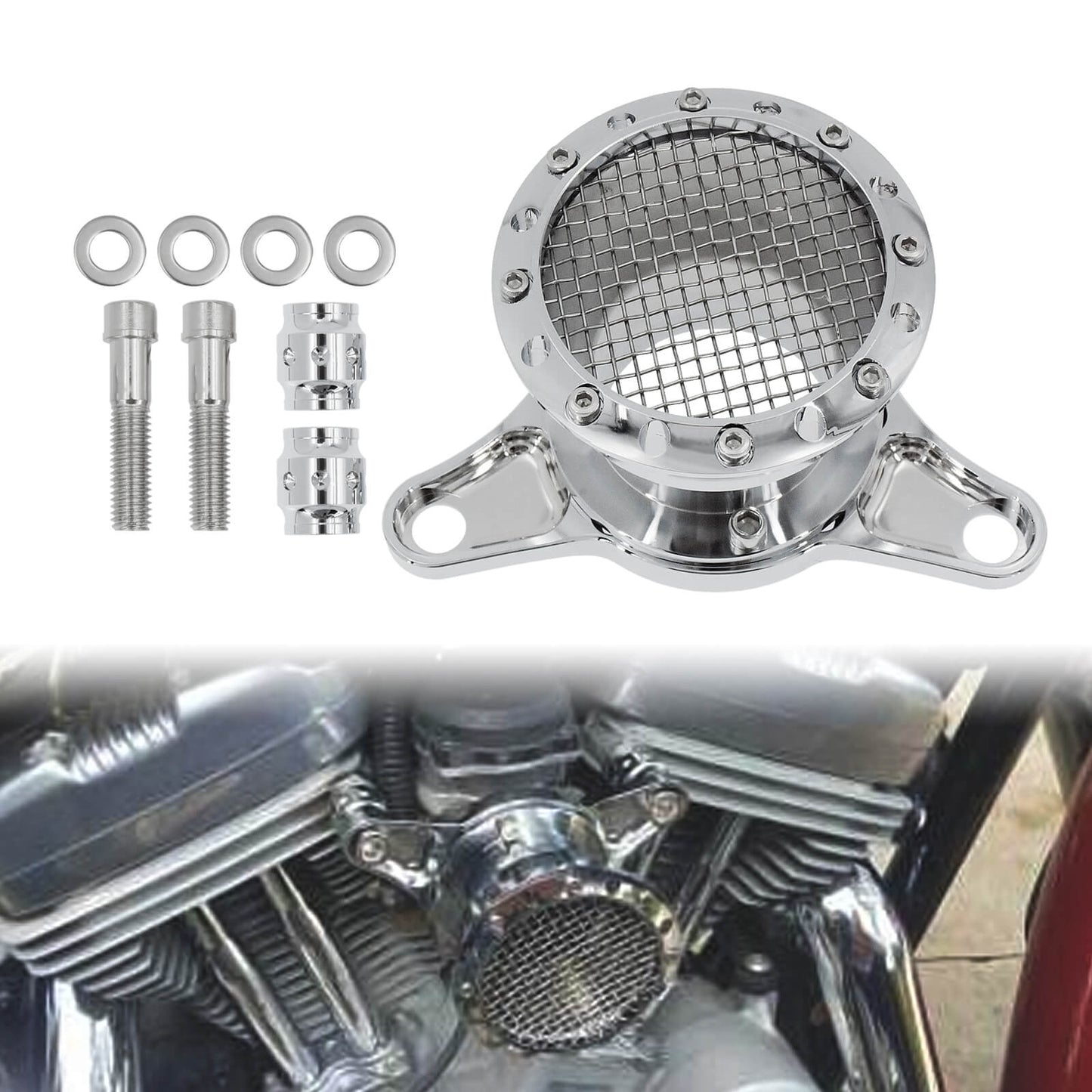Velocity Stack Air Cleaner Intake for Harley Sportster | HCmotorku