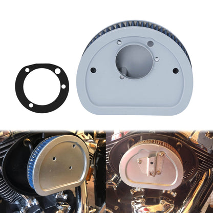 Air Filter Cleaner Element Replacement Blue For Harley Touring Softail Dyna | HCmotorku