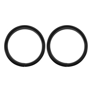 4.5 inch Auxiliary Lamp Visor Style Passing Lamp Trim Ring For Touring Matte | HCmotorku
