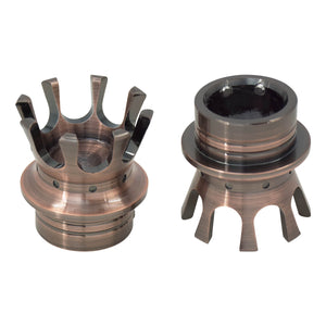 Crown Front Axle Cap Nut Covers Fit For Harley Electra Glide Dyna Street Bob | HCmotorku