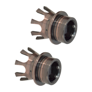 Crown Front Axle Cap Nut Covers Fit For Harley Electra Glide Dyna Street Bob | HCmotorku
