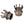 Crown Front Axle Cap Nut Covers Fit For Harley Electra Glide Dyna Street Bob | HCmotorku