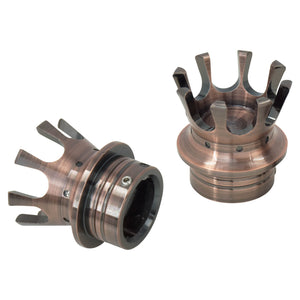 Crown Front Axle Cap Nut Covers Fit For Harley Electra Glide Dyna Street Bob | HCmotorku