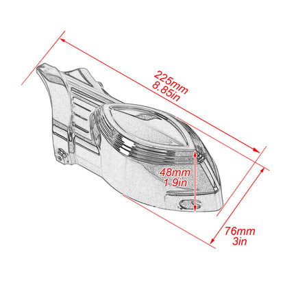 Rear End Swingarm Axle Nut Trim Cover Black Fit For Indian Scout Models 2015-2016 | HCmotorku