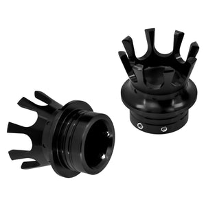 29MM Crown King Front Axle Nut Cover Black Fit For Harley Sportster Touring | HCmotorku
