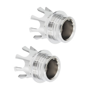 2pcs Crown Front Axle Nut Cover Bolt Cap Fit For Harley XL 883 1200 | HCmotorku