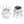 2pcs Crown Front Axle Nut Cover Bolt Cap Fit For Harley XL 883 1200 | HCmotorku