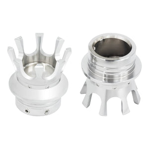 2pcs Crown Front Axle Nut Cover Bolt Cap Fit For Harley XL 883 1200 | HCmotorku