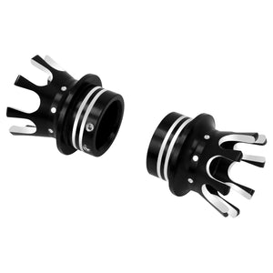 CNC Aluminum Front Axle Nut Cover Bolt Cap Crown Fit For Harley Sportster XL 883 | HCmotorku
