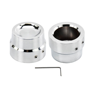 Front Axle Nut Cover Cap Chrome Fit For Harley Sportster 883 Touring Trike | HCmotorku