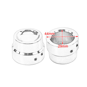 Front Axle Nut Cover Cap Chrome Fit For Harley Sportster 883 Touring Trike | HCmotorku