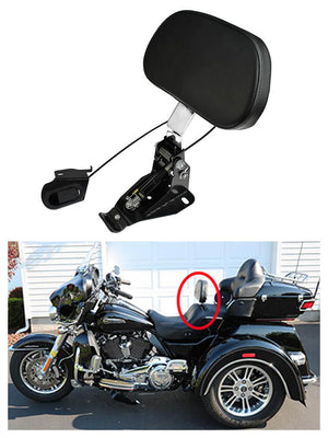 Adjustable Rider Backrest Fit Harley Touring 2009-2025 | HCmotorku