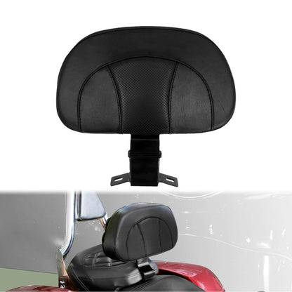 Pad Rider Backrest Black Fit For Harley Touring CVO Street Road Glide 2009-UP | HCmotorku