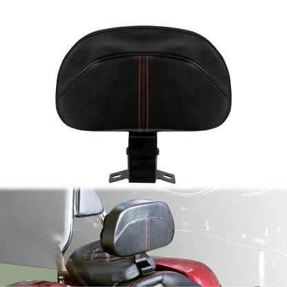 Detachable Plug-In Front Driver Backrest Pad w/ Red Cut For Harley Touring 2009-2023 | HCmotorku