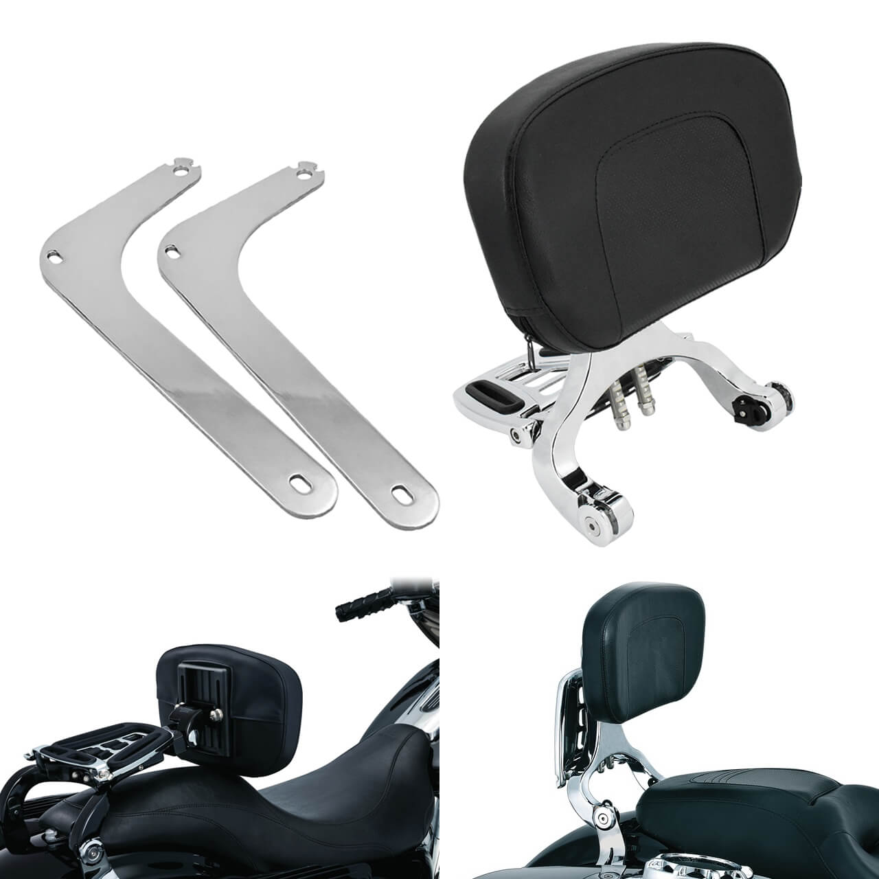 Multi-Purpose Driver & Passenger Backrest Mounting Fit For Indian Scout 2014-2020 | HCmotorku