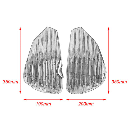 ABS Black Oil Tank Battery Covers Set Fit For Harley Sportster XL883 1200 2014-2020 | HCmotorku