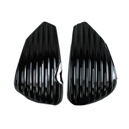 ABS Black Oil Tank Battery Covers Set Fit For Harley Sportster XL883 1200 2014-2020 | HCmotorku
