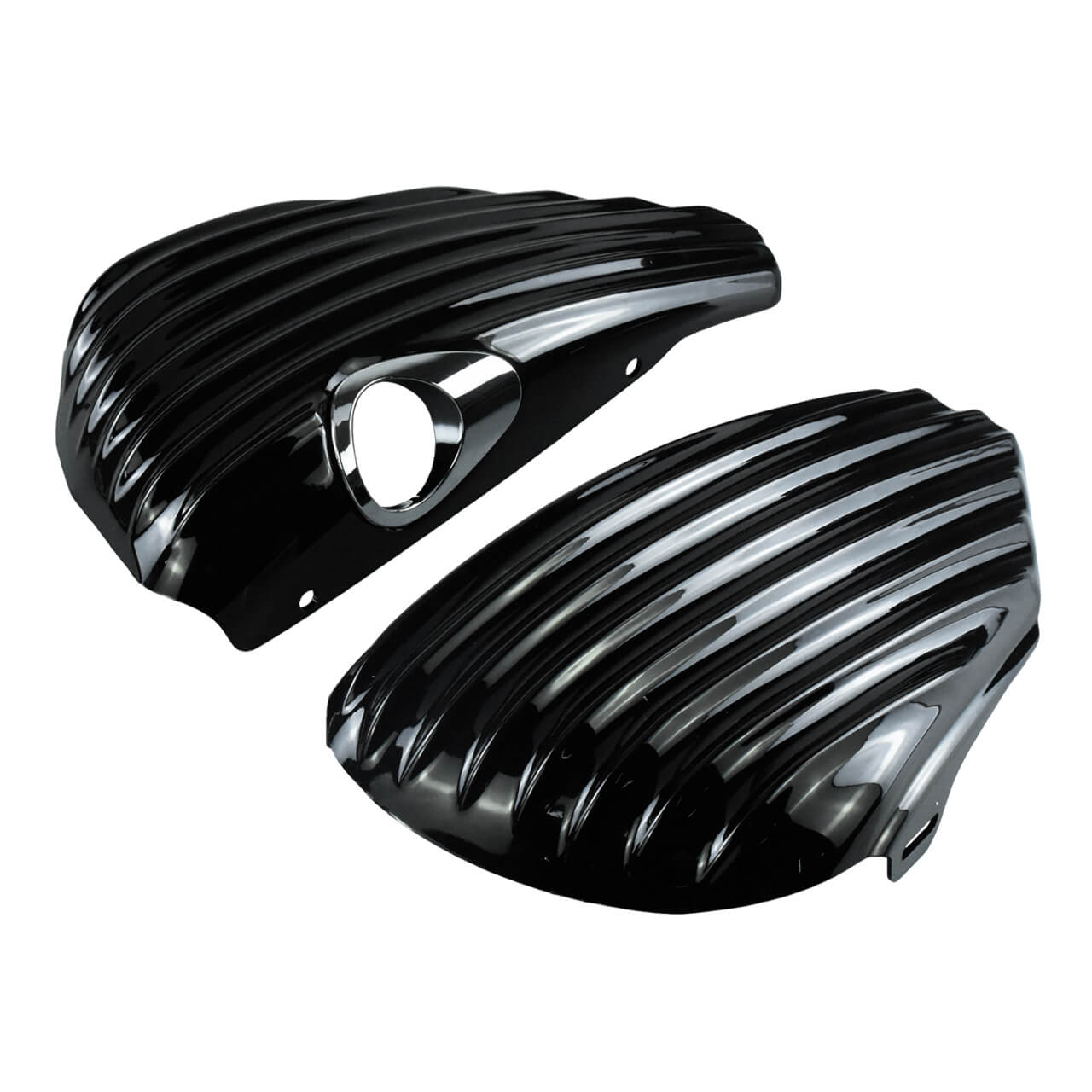 ABS Black Oil Tank Battery Covers Set Fit For Harley Sportster XL883 1200 2014-2020 | HCmotorku