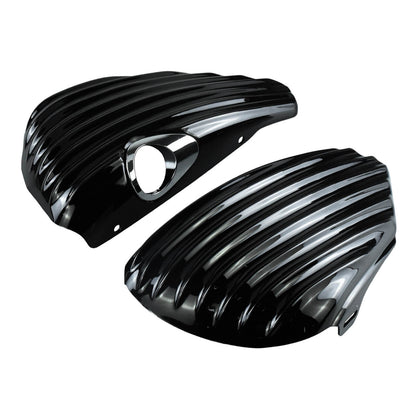 ABS Black Oil Tank Battery Covers Set Fit For Harley Sportster XL883 1200 2014-2020 | HCmotorku