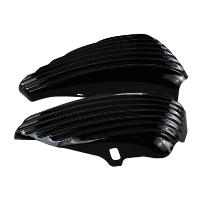 ABS Black Oil Tank Battery Covers Set Fit For Harley Sportster XL883 1200 2014-2020 | HCmotorku