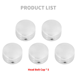CNC Rear Sprocket Bolt Cover Cap Kit For Harley Sportster Softail FLHR FLHT | HCmotorku