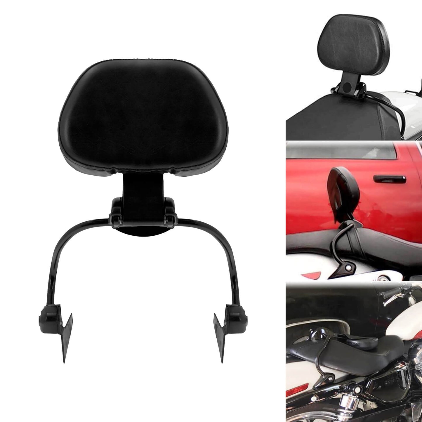 Quick Release Rider Backrest Detachable Fit Harley Sportster 2004-2021 | HCmotorku