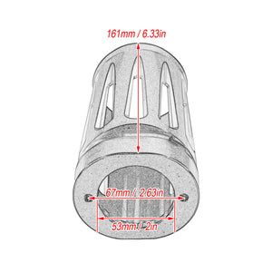 CNC Cut Fork Boot Slider Cover Cow Bells for Harley Touring 1984-2025 | HCmotorku