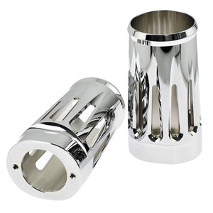 CNC Cut Fork Boot Slider Cover Cow Bells for Harley Touring 1984-2025 | HCmotorku